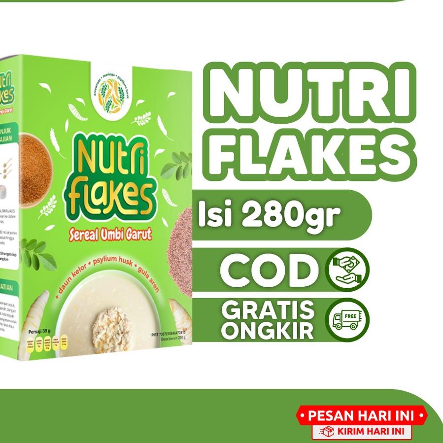 

Bisa COD Nutriflakes Sereal Umbi Garut Untuk Asam Lambung Gerd Maag Mag Diet Turunkan Berat Badan Original !