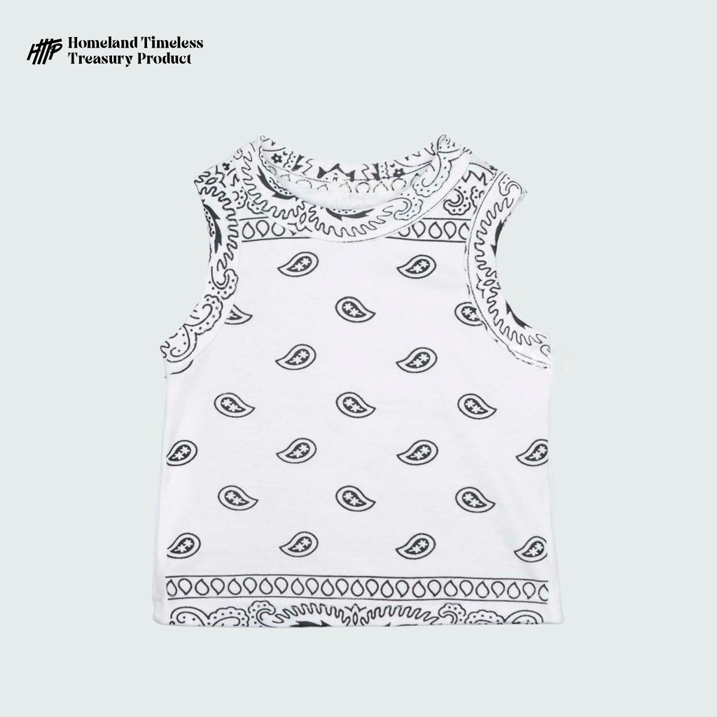 Homeland Timeless Treasury Product - Crop Top Atasan Wanita Rib Tanktop