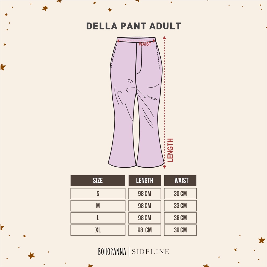 Bohopanna X Sideline - Della Pants for Kids and Adults / Celana Panjang Anak dan Dewasa