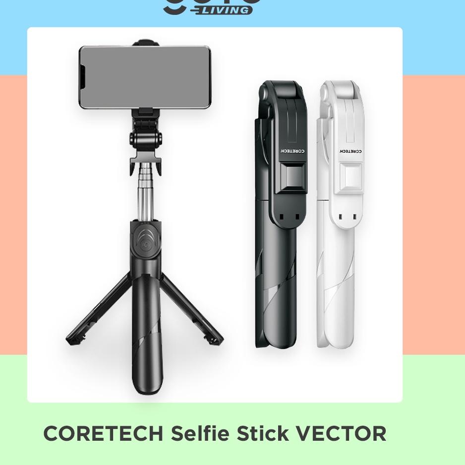 ➲ Goto Coretech Vector Selfie Stick Tongsis Tripod Bluetooth Remot Shutter ☊