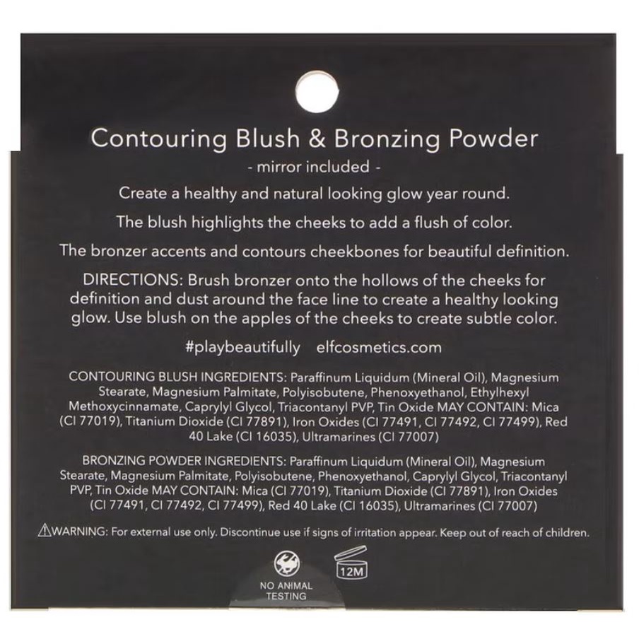 PROMO ASLI USA ELF Cosmetics Contouring Blush &amp; Bronzing Powder (8.4 gr) Makeup ELF ORI USA