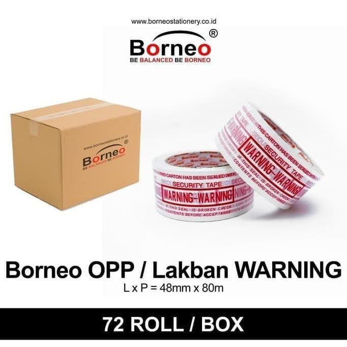 

LAKBAN WARNING DUS ISI 72PCS / LAKBAN JANGAN DIBANTING BRG BARU