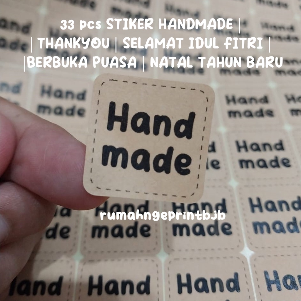 

33 pcs STIKER HANDMADE | THANKYOU | SELAMAT IDUL FITRI | BERBUKA PUASA | NATAL TAHUN BARU