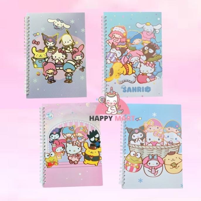 

Notes / buku tulis sanrio party / kuromi / cinamonroll