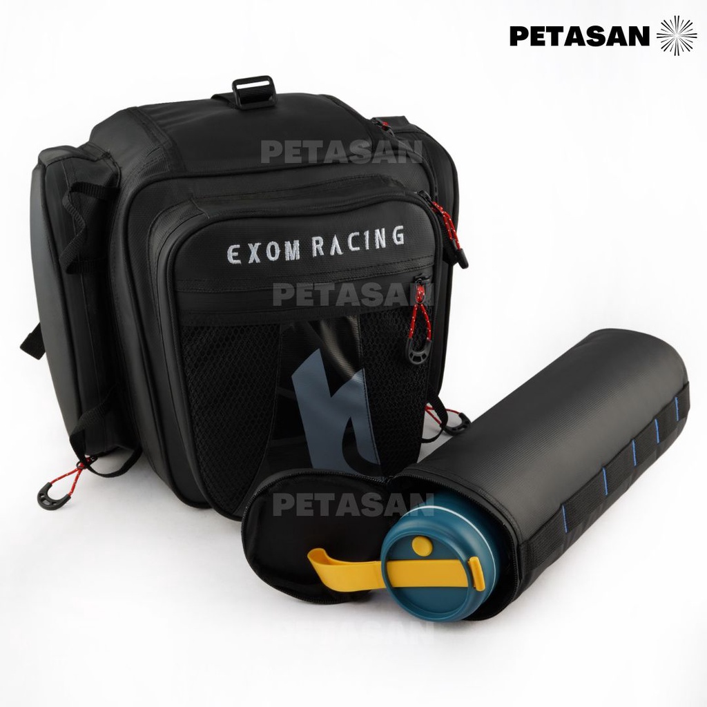 PTS -  DEFENDER - TAS MOTOR ENDURO BAGASI BELAKANG OFF ROAD TAS RACING - TAS TRAIL - MOTORCYCLE SADDLE BAG - EXOM BOX 01 - TAS BAGASI MOTOR