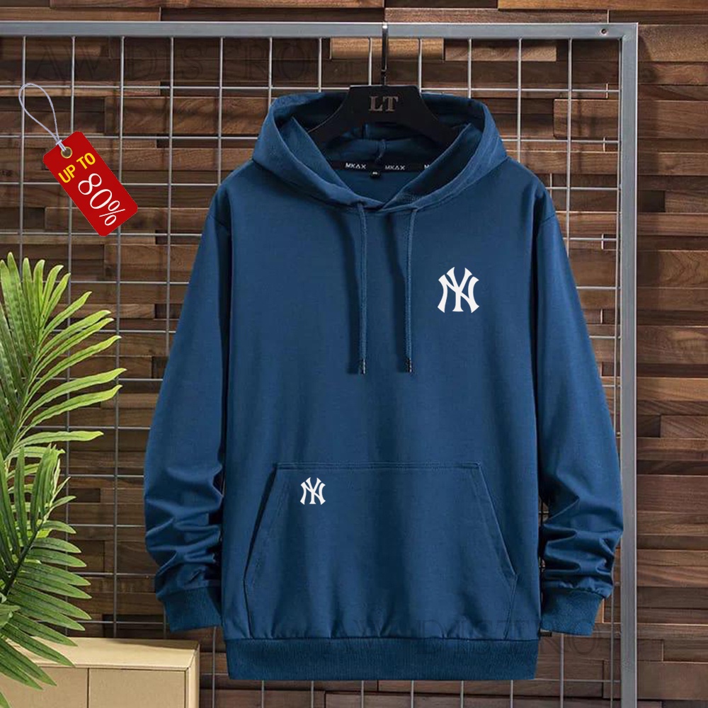 COD Promo Termurah Sweater Hoodie Modern A.B NY  Text Putih Premium Quality