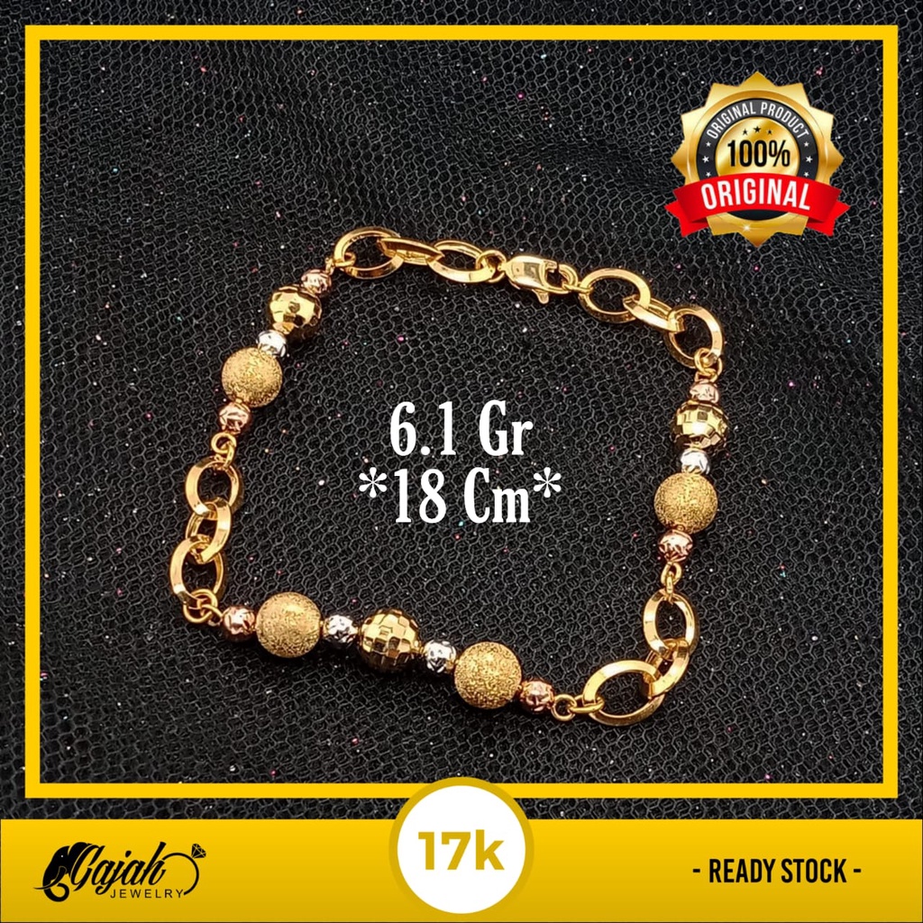 Gelang emas 17K - 6.1 Gr Kadar 750 - 2367