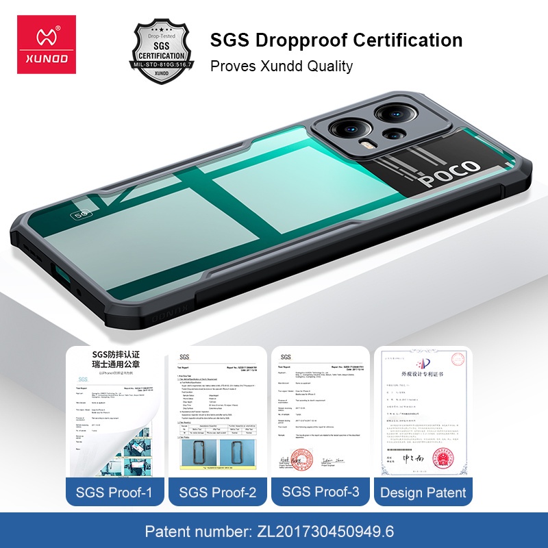 ORIGINAL XUNDD XIAOMI REDMI NOTE 12 5G SOFT CASE BEATLE SERIES CLEAR