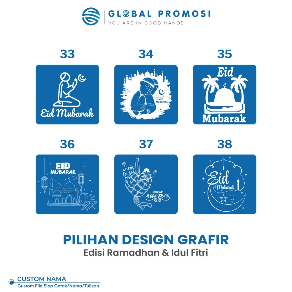 Pilihan Design Grafir Ramadan &amp; Idul Fitri - Global Promosi