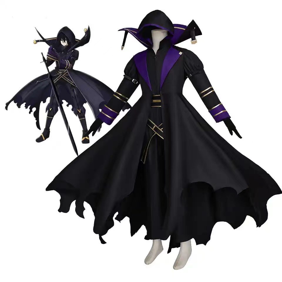 Anime The Eminence In Shadow Shadow Cosplay Costume Men's Shadow Black Outfits for Halloween Suit Cu