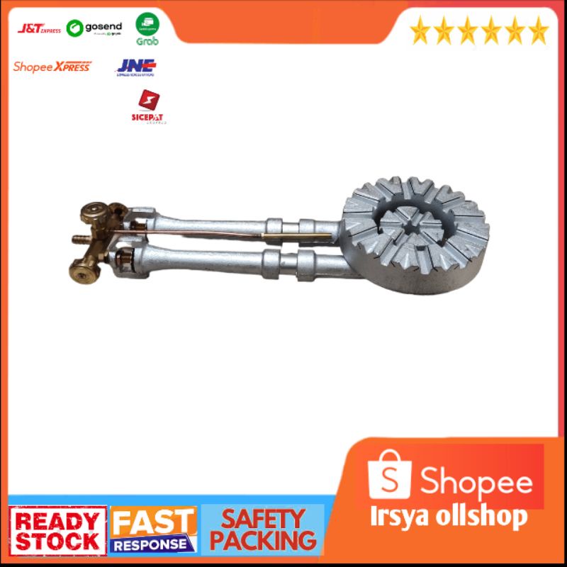 kompor gas 2 pipa/kompor gas api besar dan tekan tinggi