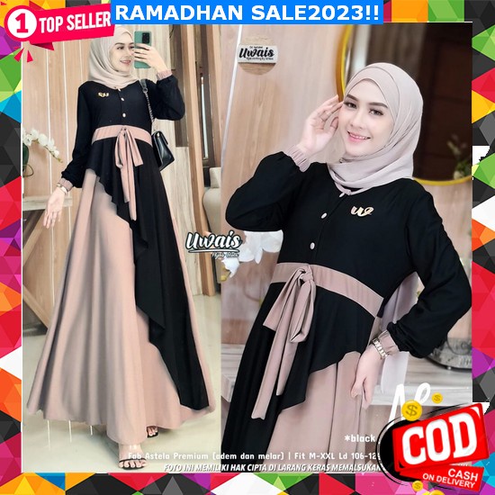 We-Store-Gamis Brukat Terbaru-Gamis Wanita 2023-Jubah Wanita Terbaru 2023-Gamis Lebaran 2023-Baju Ga