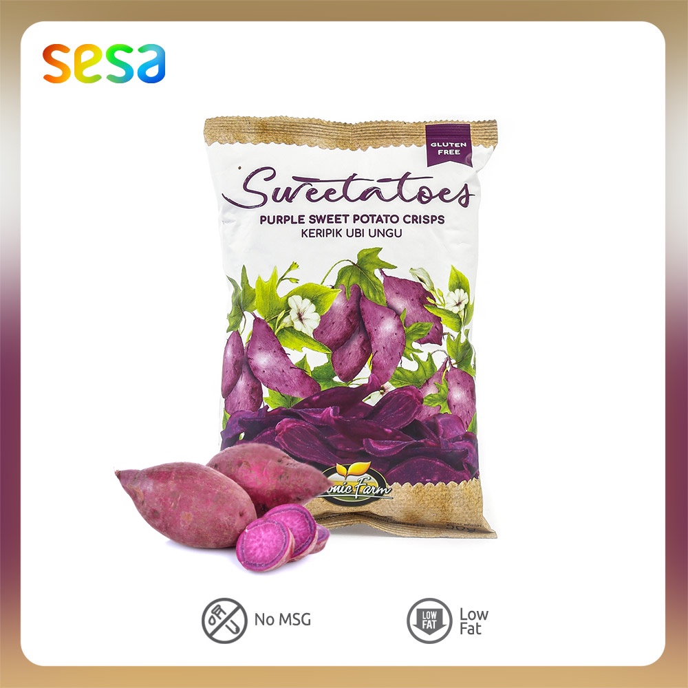 

Bionic Farm Sweetatoes Purple Sweet Potato 50 g | Keripik Ubi, Snack Sehat