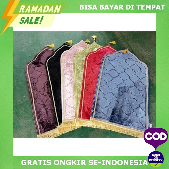 Sajadah Tebal Travel Turki Premium Traveling Kecil Aesthetic Sajdah Perempuan Hantaran Pernikahan Ha