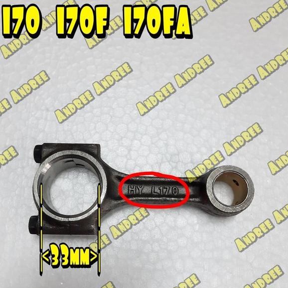 Connecting Rod Conrod Stang Seher Engine dan Genset 170 170F 170FA