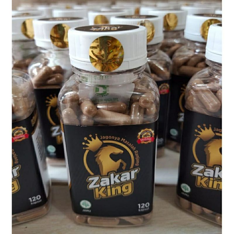 Zakar King Original produk/Suplemen Pria Isi 120 kapsul