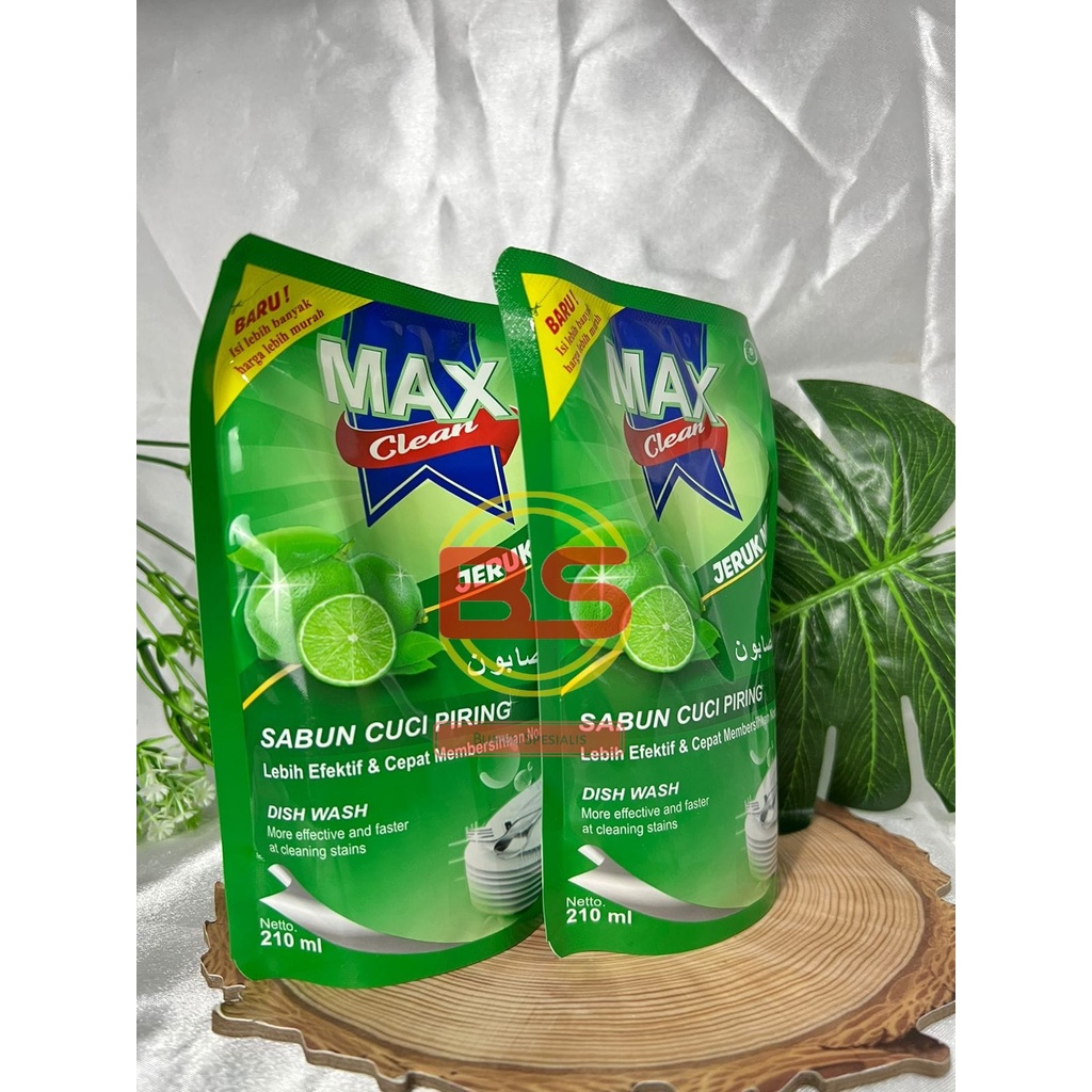 SABUN CUCI PIRING MAX CLEAN Extrak JERUK NIPIS 210ml