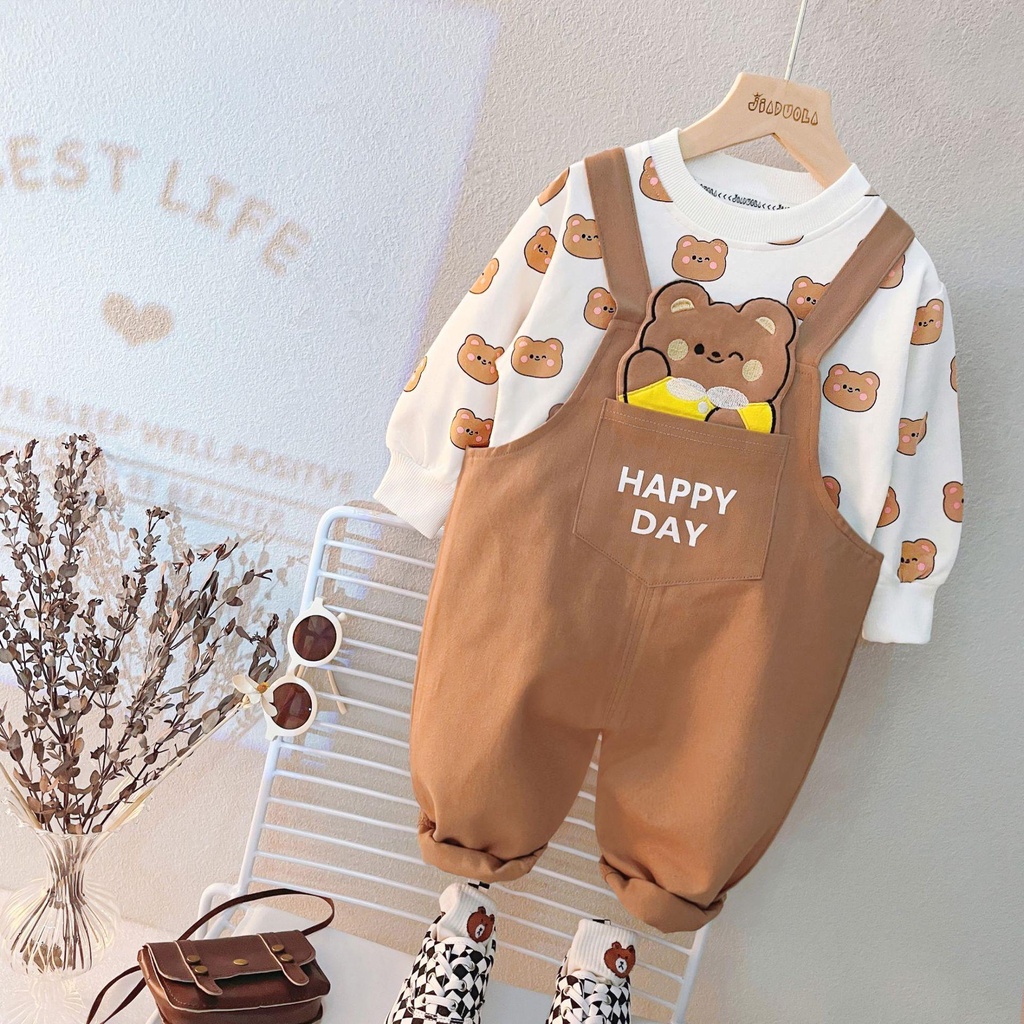 Overall Anak Baju Setelan Anak SEIJI Jumpsuit Set Import