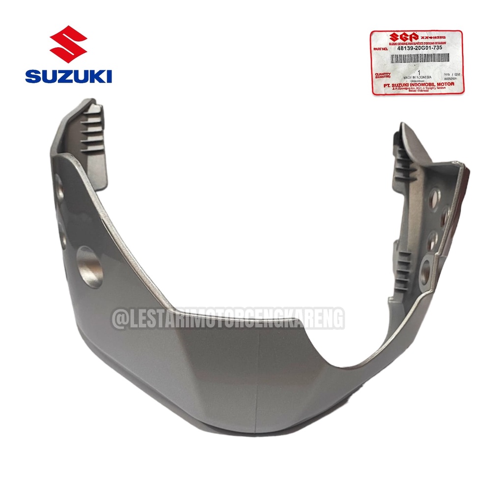 COVER COWLING SAYAP BAWAH SHOGUN SP FD 125 SILVER 48139-20G01-735 SGP