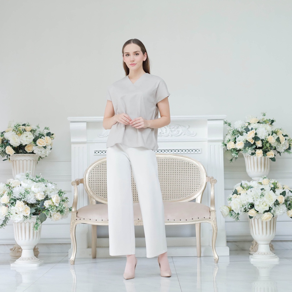 VELOVE - V1094 Claire Top / Atasan Blouse Wanita - 4 COLOR