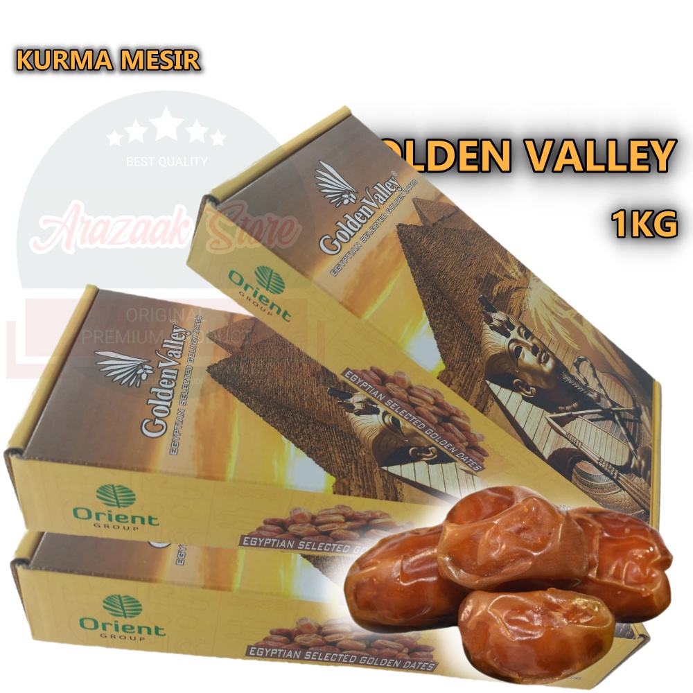 

[COD][NEW] KURMA MADU MESIR PREMIUM 1KG/GOLDEN VALLEY [ KEMASAN DUS]