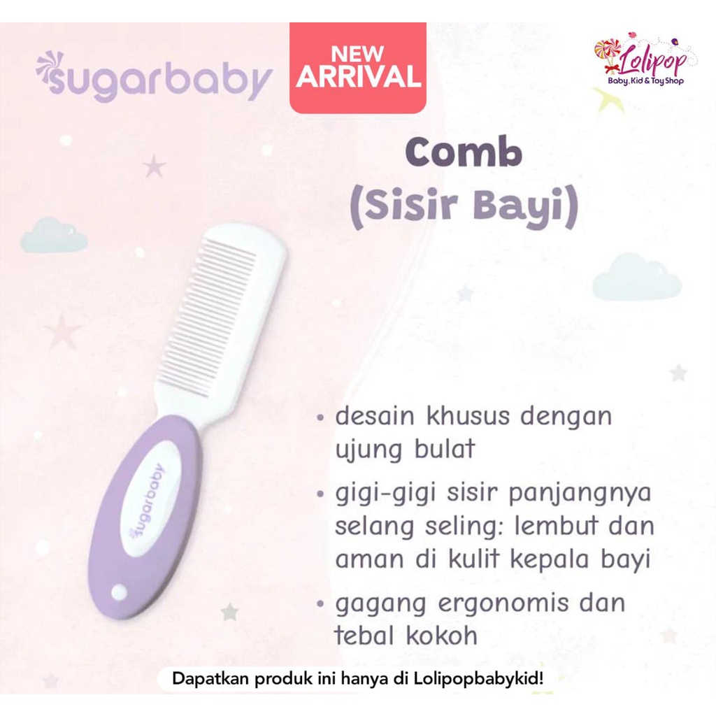 Sugar Baby Manicure 4in1 Baby Nail &amp; Hair Kits (Perlengkapan Perawatan Kuku dan Rambut Bayi 4in1)