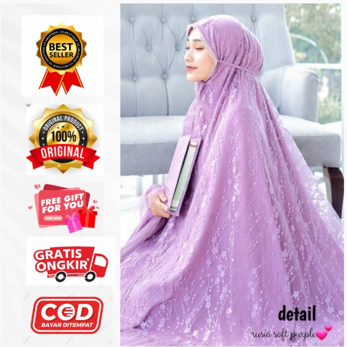 Mukena Rusia Dalanova Mukena Terbaru 2022 Mukena Mewah Original 100%