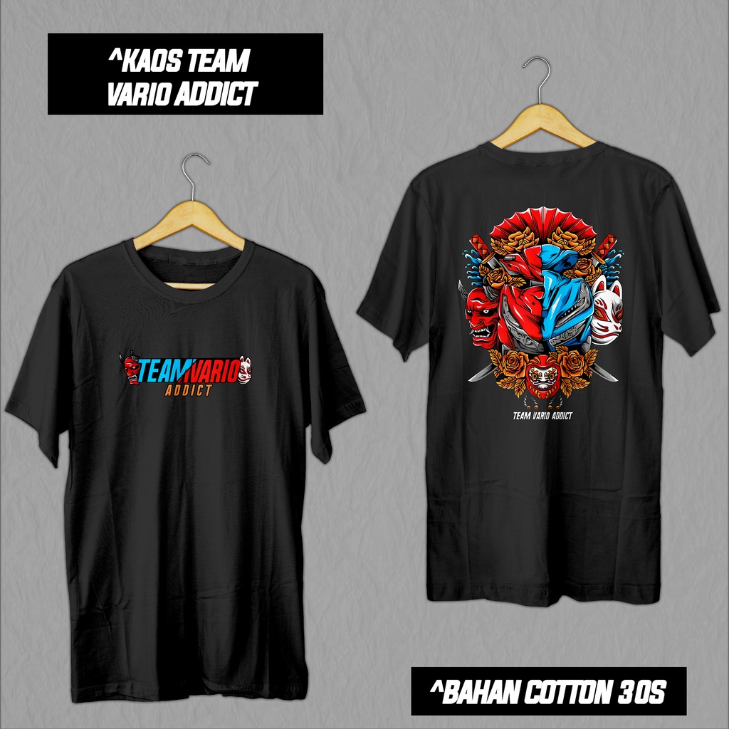 kaos Team Vario Addict modifikasi | tshirt vario 150 new 2021 | kaos vario 150 keren | kaos vario 12