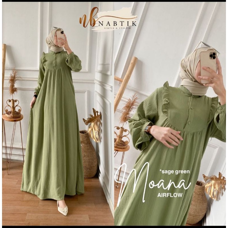 New gamis Moana terbaru original by nabtik/terlaris