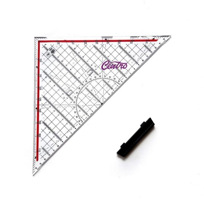 

Murah Penggaris Segitiga Pegangan Mor (M+R) 32Cm Technical Triangle