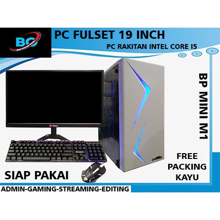 Pc Gaming  editing FULL SETT  core i5 Ram 8 gb all new Siap Pakai