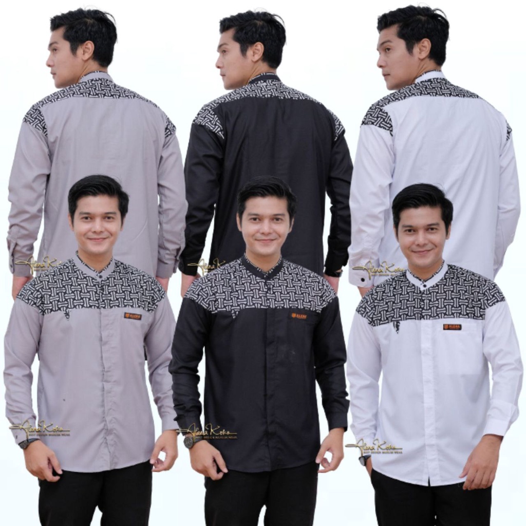 baju koko lengan panjang falcon terbaru koko lengan panjang terbaru baju koko lebaran