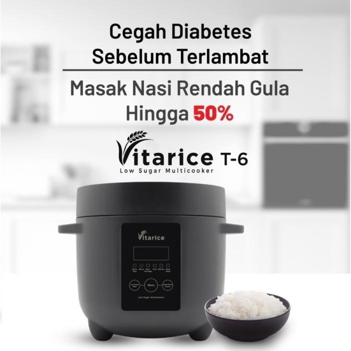 VITARICE T6 Rice Cooker Sehat Low Carbo Anti Diabetes