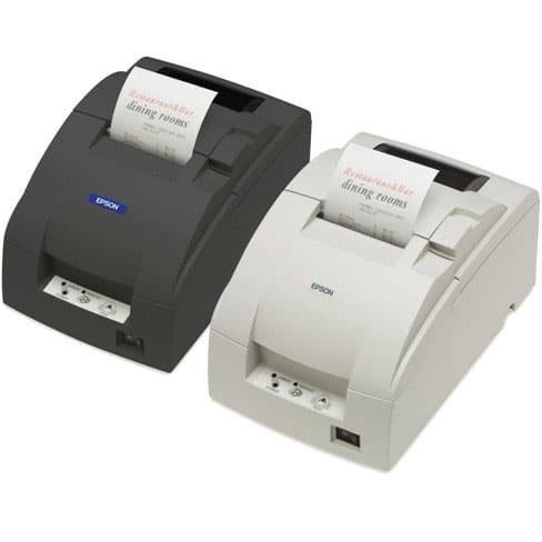 Printer EPSON TM-U220D RS232 Serial Dot Matrix Manual Cutter