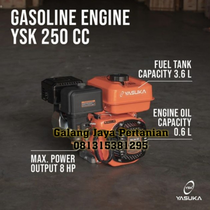 Terlaris Mesin Penggerak Bensin Yasuka 8 Hp
