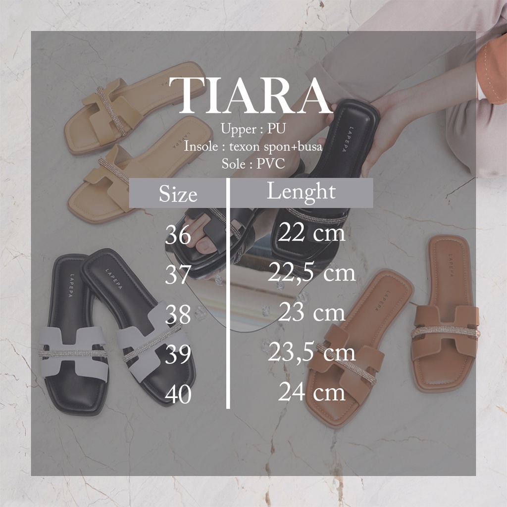 AVLINSTORE - tipe TIARA Sandal Wanita Teplek Korea Casual Sandal Selop Rumahan Blink Empuk Anti Licin