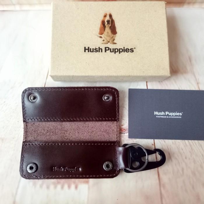 Dompet STNK Gantungan Kunci Mobil/Motor Hush Puppies Kulit Asli 100%