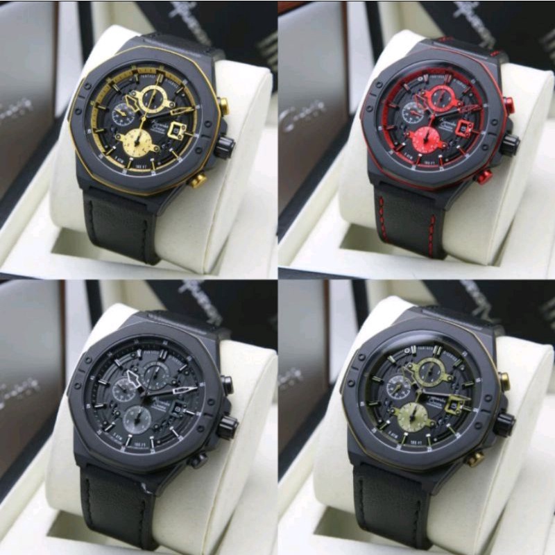 ORIGINAL JAM TANGAN PRIA ALEXANDRE CHRISTIE AC 6597 / AC6597 / 6597 GARANSI RESMI 1 TAHUN,,,LEATHER