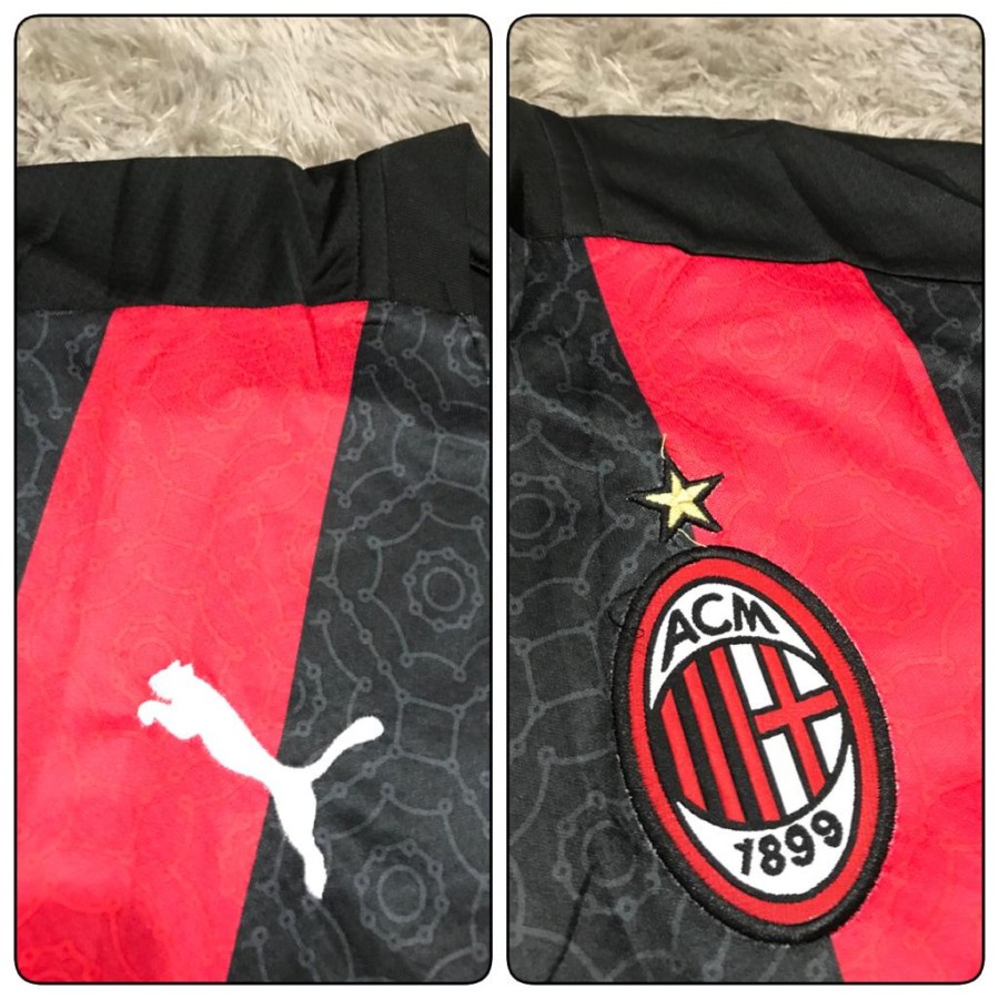 Jersey bola ac milanhome 2020 - 2021 grade ori import