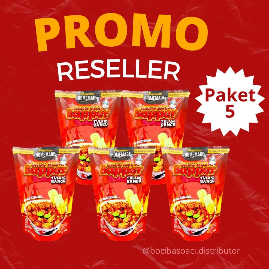 

✴ Baso Aci Bapper Tulang Rangu Sambal Mercon Paket 5pc ✈