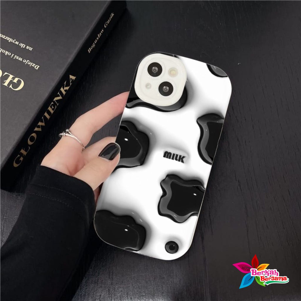 SS150 SOFTCASE EFEK 3D MOTIF KULIT SAPI FOR IPHONE 6 6+ 7 8 SE 2020 7+ 8+ X XS XR XS MAX 11 12 13 14 PRO MAX BB7858