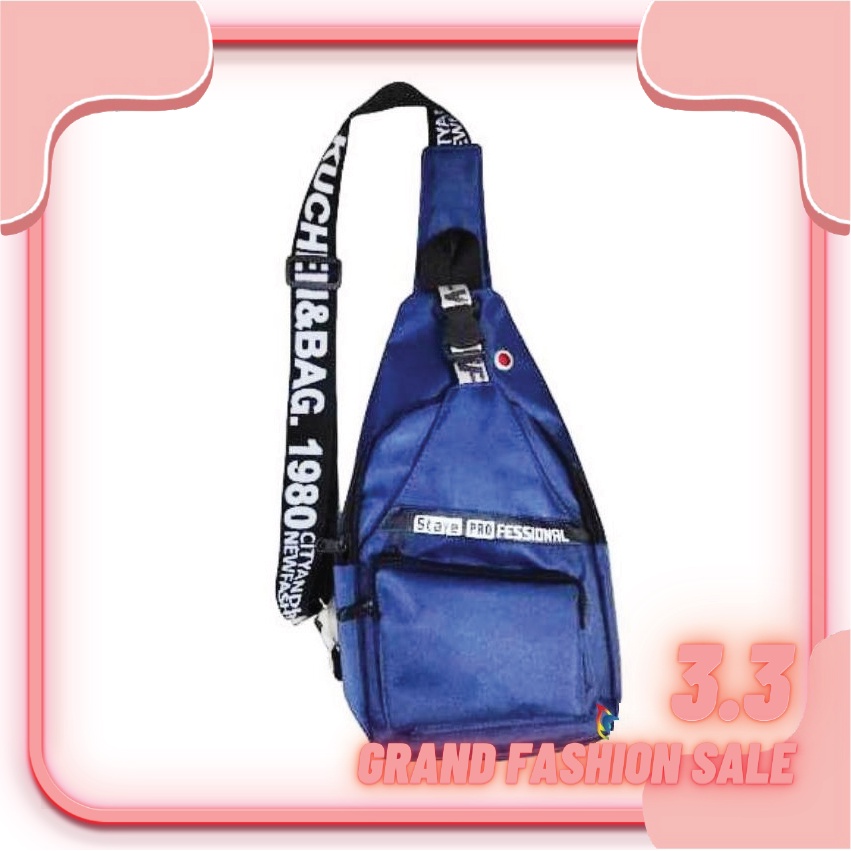 [LOKAL] DOMMO - D1428 WAISTBAG STAYPRO - Tas selempang Pria / Wanita