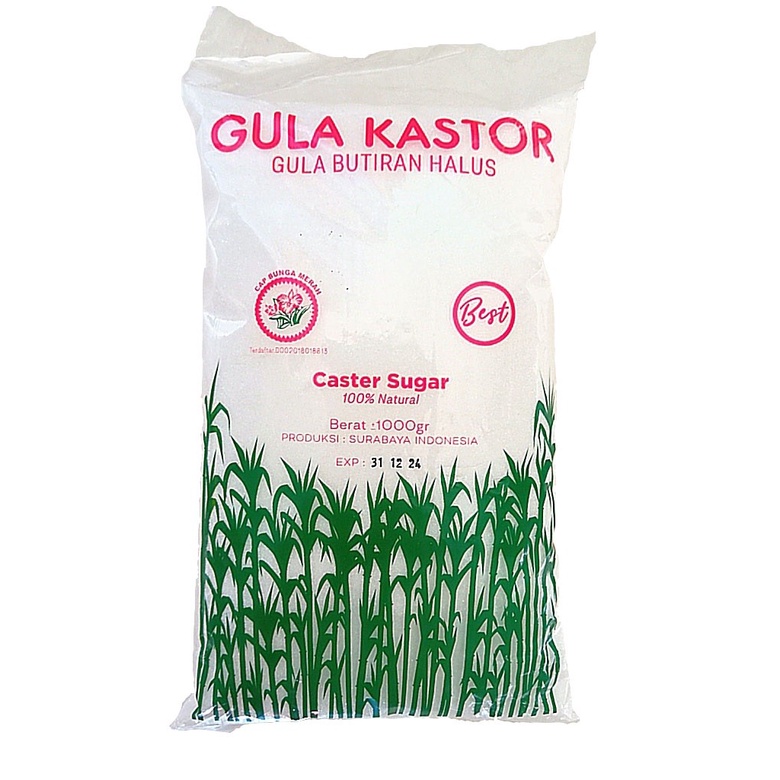

Gula Kastor Cap Bunga Merah 1 Kg – Caster Sugar – Gula Butiran Halus