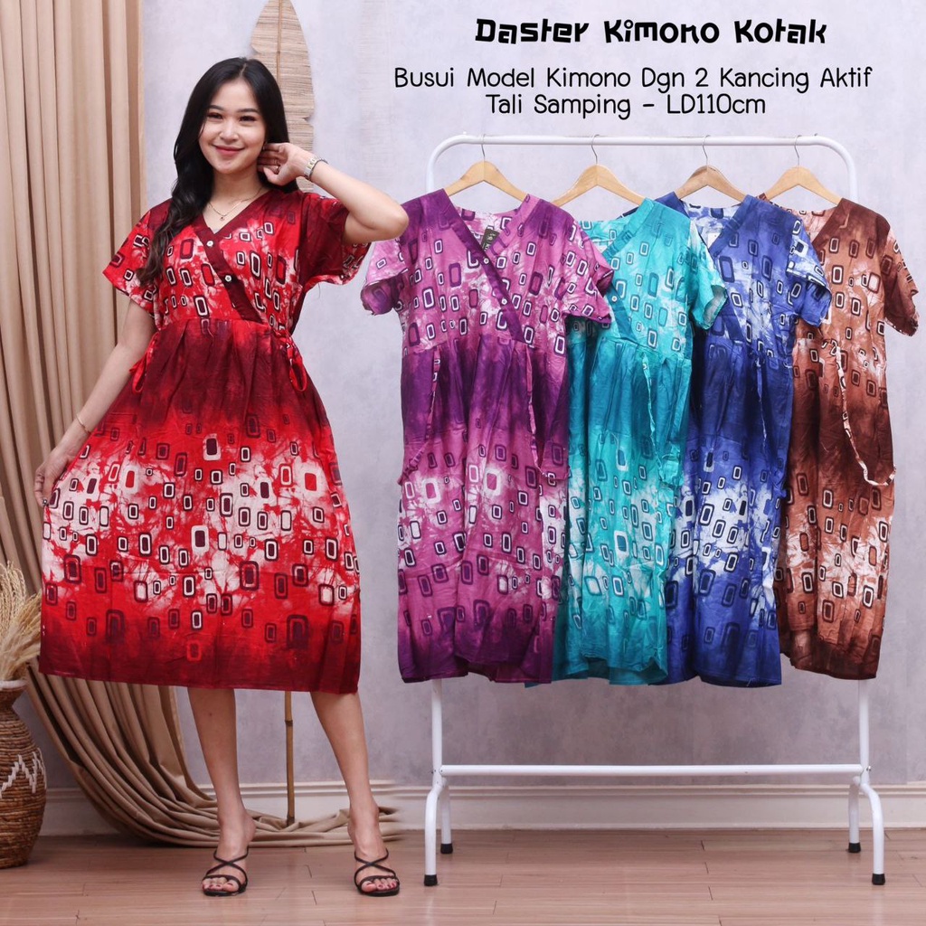 DRES DASTER KIMONO RAYON KEKINIAN DRES KIMONO PENDEK KEKINIAN BUSUI FRIENDLY MURAH MOTIF TERBARU