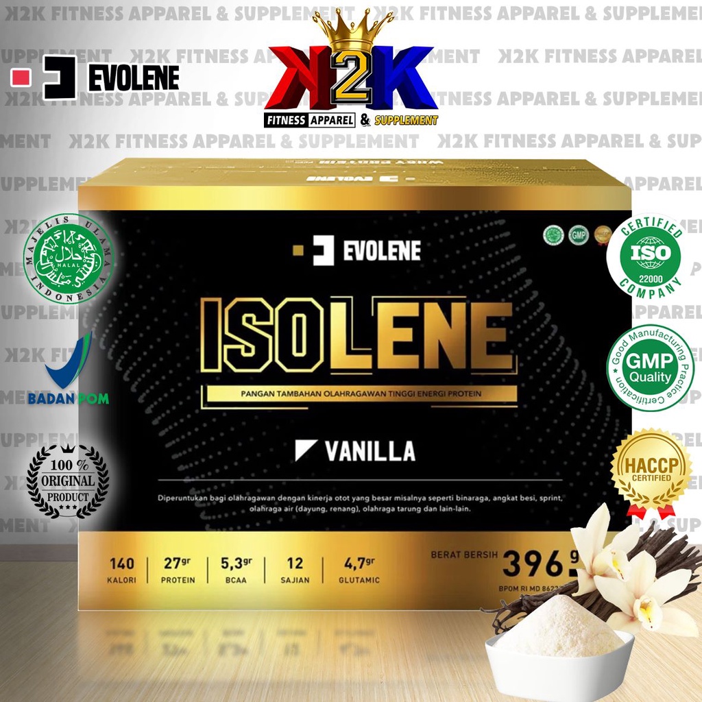 Evelone Isolene 12 Sachet 396gram