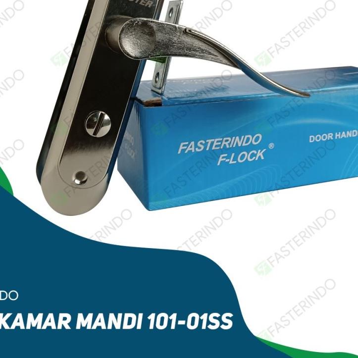 ♦ KUNCI PINTU KAMAR MANDI GAGANG PINTU SET/Kunci Kamar Mandi Model Handle Chrome/ GAGANG KUNCI PINTU