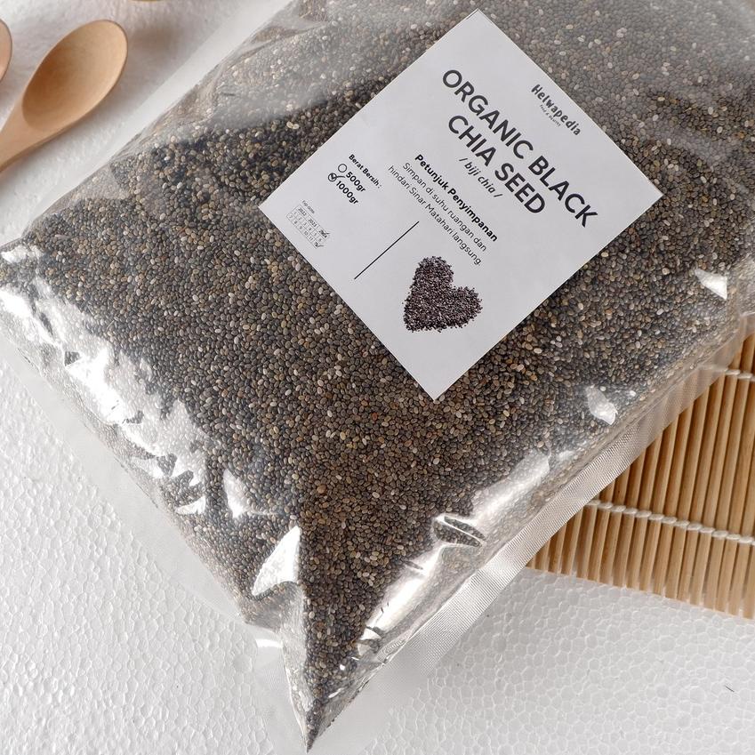 

♦ Organic Black Chia Seed 1kg Premium Biji Chiaseed Original ♤