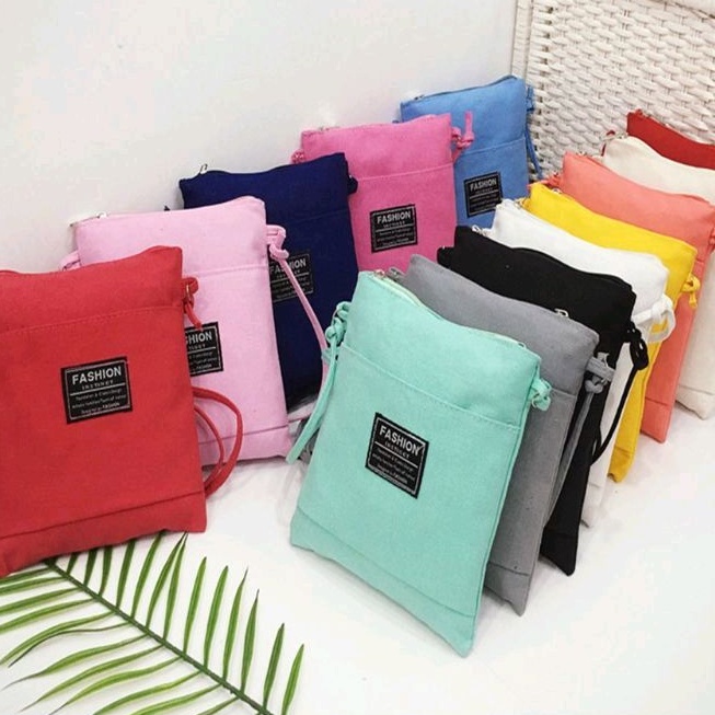 TAS KANVAS MINI TOTE BAG TOTEBAG CUTE FASHION