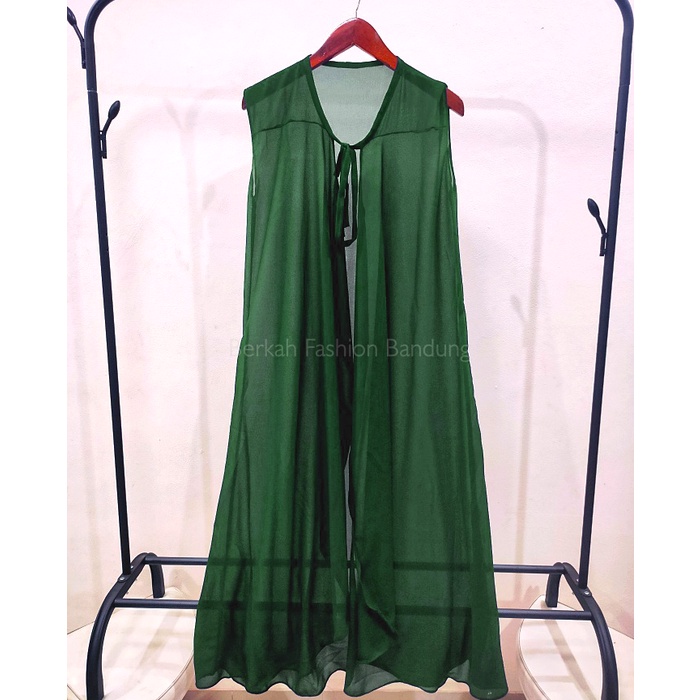 [COD] Bayar Ditempat Outer kalong - long cardigan//baju tangan pendek//pakai trendy//baju outer//luaran wanita/Outer Ceruty Polos / Long Outer XXL / Outer Seruty / Outer Hijab Cardigan / Outer fashion muslim shop/shazfa.apparel/outerwear cantik