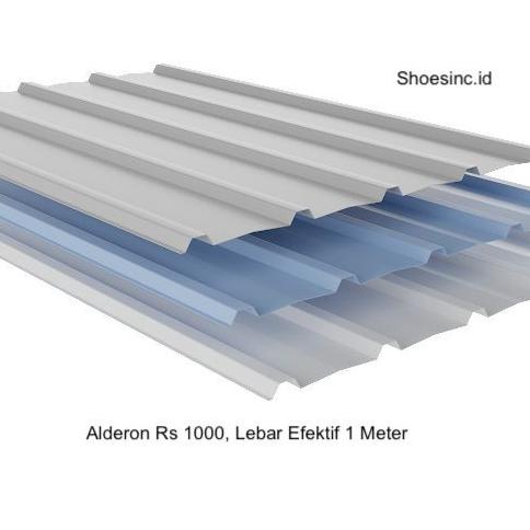 ➴ Atap Upvc, Alderon Rs 1000, Lebar Efektif 1 meter ♀
